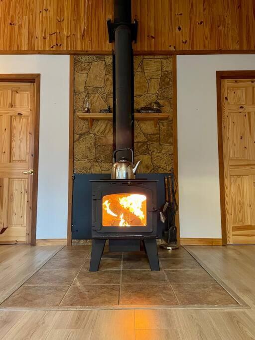 Le Chalet Bleu, Aux Pieds Des Monts-Valin Saint-David-de-Falardeau Extérieur photo